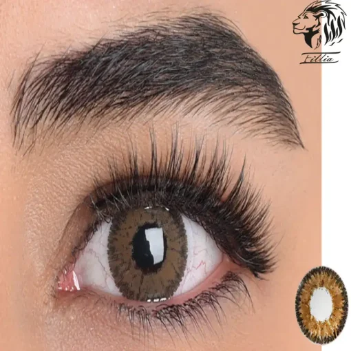لنز سولکو رنگ قهوه ای