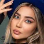 لنز رنگی سالانه اپتی کالر مدل Ruby Blue