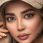لنز اپتی کالر رنگ سبز ریتا گرین