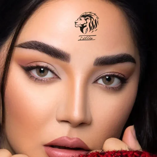 لنز رنگی اپتی کالر مدل Ruby Brown - تصویر 4