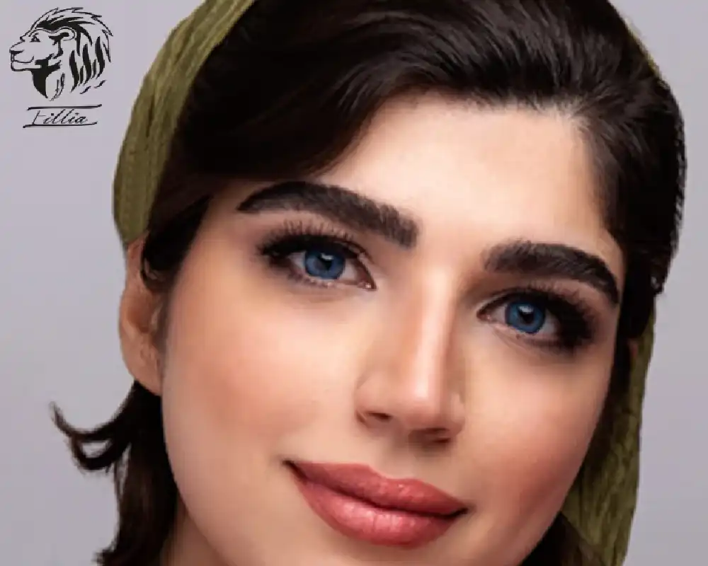 لنز چشم سولکو 5 لنز چشم سولکو لنز چشم رنگ آبی