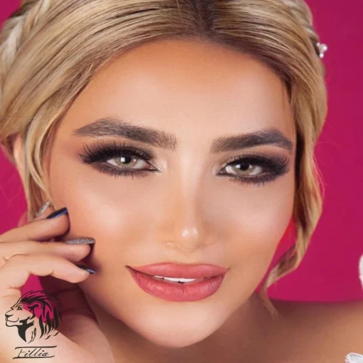 لنز عسلی زیتونی دهب - تصویر 6