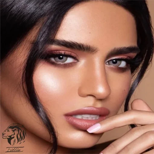 لنز عسلی طوسی دهب لومیر هیزل - تصویر 5