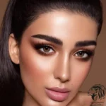 لنز چشم عسلی دهب