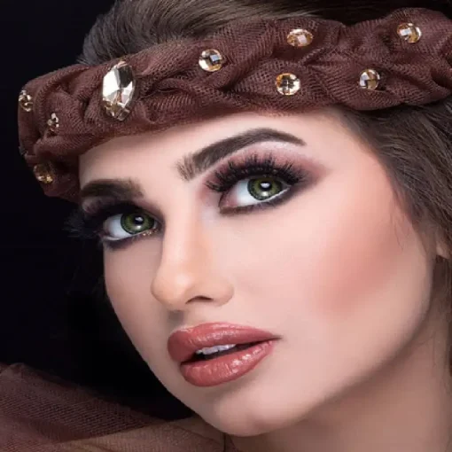 لنز سبز عسلی - تصویر 3