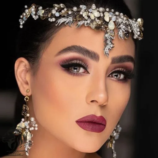 لنز عسلی طوسی دهب لومیر هیزل - تصویر 2