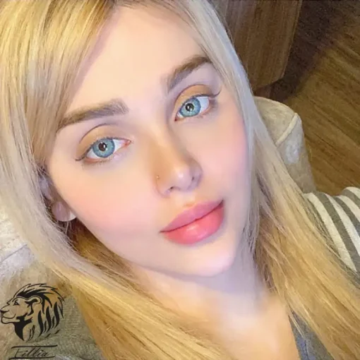 لنز چشم آبی دهب لومیر بلو - تصویر 2