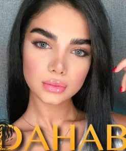 لنز سبز آبی دهب