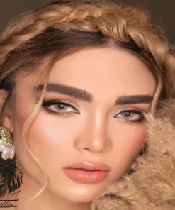 لنز چشم طوسی سبز دهب