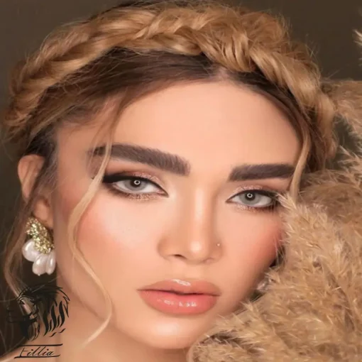 لنز چشم طوسی سبز دهب اسکای - تصویر 3