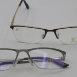 عینک نیم فریم فلزی مردانه