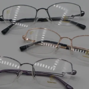 عینک فلزی نیم فریم زنانه