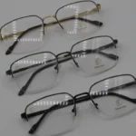 عینک فلزی مردانه دارای رنگ بندی